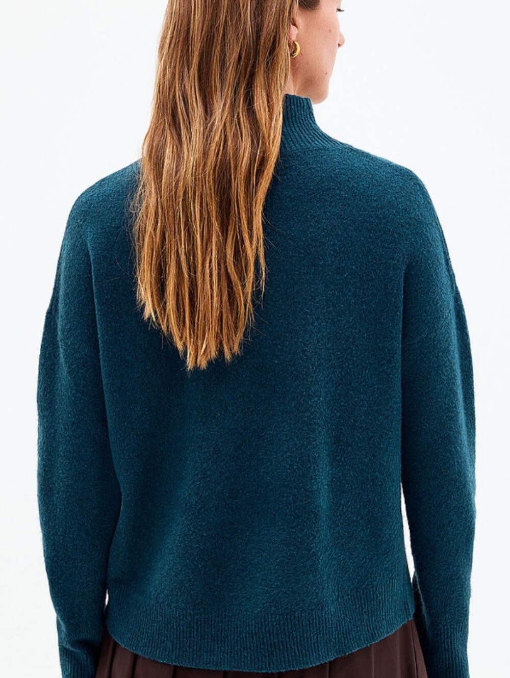 Twik By Simons Mock Neck Baggy Sweater - Picture 2 of 10